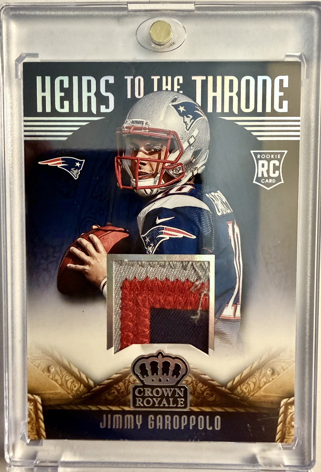 Jimmy Garoppolo Panini Crown Royale Heirs to the Throne Jerseys #HTJG Base