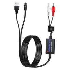  Digital to Analog Audio Converter,Optical to RCA Converter,SPDIF to 