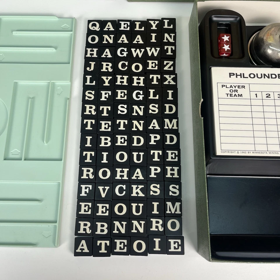 [Complete] Vintage 1962 "Phlounder" 3M Bookshelf Board Game - Image 4 of 4