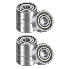 10 Pack 3 x 10 x 4mm 623ZZ Deep Groove Ball Bearings, ABEC5