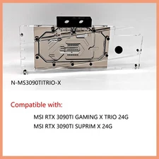 Granzon GPU Water Block For MSI RTX 3090TI GAMING X TRIO/SUPRIM X 24G