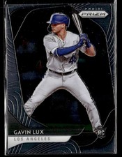 2020 Panini Prizm #198 Gavin Lux Rookie Card Los Angeles Dodgers. rookie card picture
