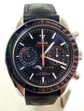 OMEGA SPEEDMASTER MOON PHASE Chronograph Automatic Watch 304.33.44.52.03.001
