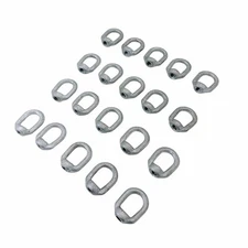 20Pc 1/4" Hot-Dipped Galvanized Eye Nut 5/16"-18 Tap,850 lb WLL Rigging Hardware