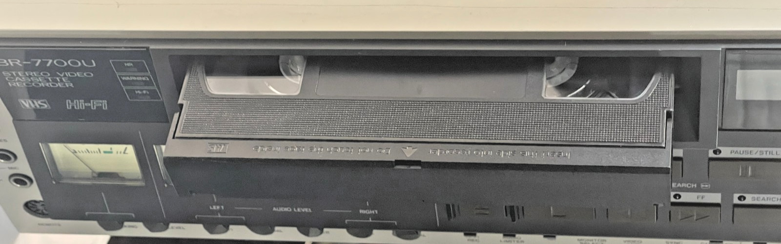 JVC BR-7700 U Stereo Video Cassette Recorder VHS Hi-Fi Dolby System