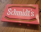 Vintage Schmidt’s Beer Sign Light Up Back bar. 1950's-60's era