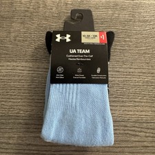 Under Armour UA Team Cushioned Over The Calf Socks Youth Size 10.5K-13K