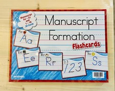 Manuscript  Abeka Flashcards - 30 Cards (A to...