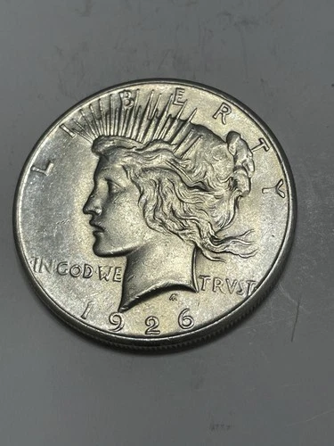 1926 S Peace Silver Dollar About Uncirculated Plus