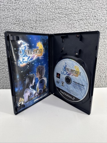 Final Fantasy X (Sony PlayStation 2, Black Label) CIB WORKING w/REG - Afbeelding 3 van 9