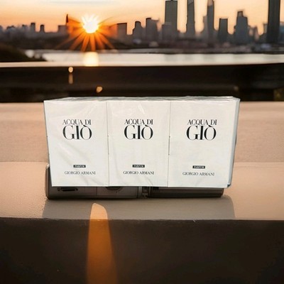12x Giorgio Armani Aqua Di Gio MEN Eau De Parfum Spray Pack Of 12 Samples 1.2 ml