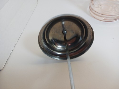 Vintage Depression Glas Strohhalm Halter (sterilisieren Zahnmedizin/Friseur Werkzeuge) - Bild 15 von 15