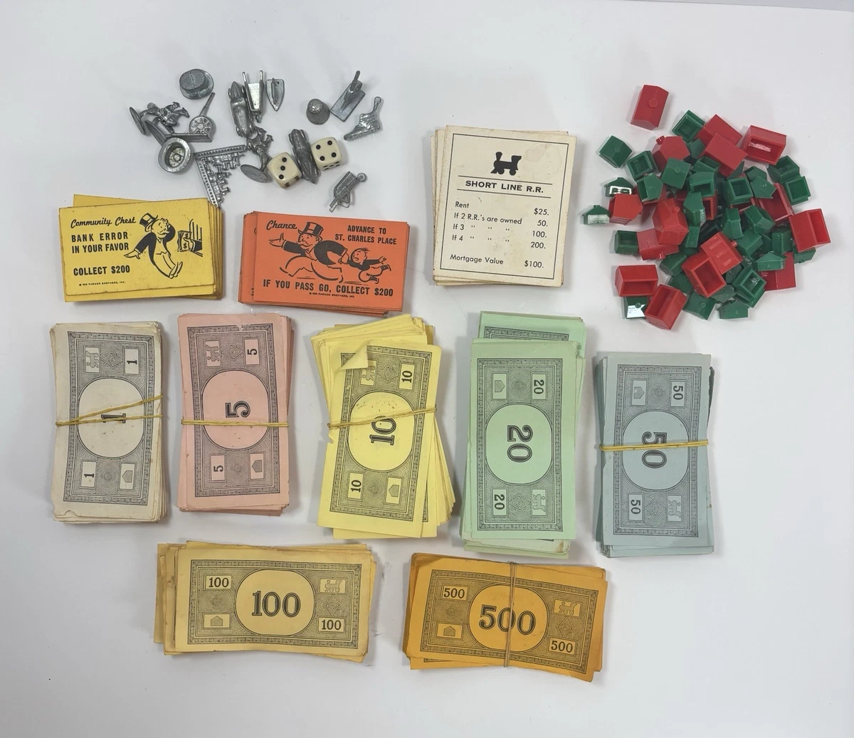 1960 Monopoly Board Game Pieces & Parts for sale | eBay