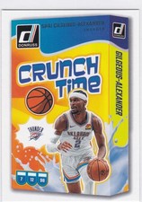 SHAI GILGEOUS-ALEXANDER Donruss Basketball Cereal Box Card Thunder CRUNCH TIME