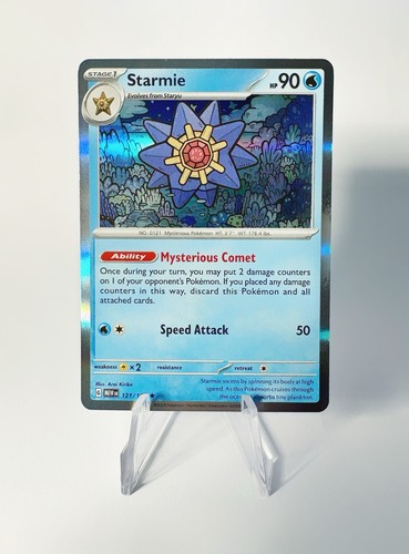 Pokemon Starmie TCG Holo Rare Card 121/165 Scarlet & Violet 151