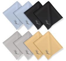 8 PCS Microfiber Cleaning Cloth for Glasses 6x7 , Premium Eyeglass Cleaning Clo