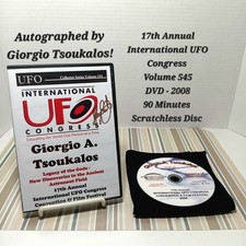 Giorgio A Tsoukalos SIGNED DVD Legacy of the Gods Ancient Aliens UFO Congress
