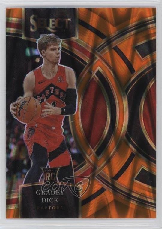 2023-24 Panini Select Premier Level Orange Tectonic Prizm Gradey Dick #126 19fe