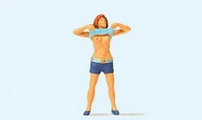 Preiser 28124 HO Scale Pedestrian -- Lady Undressing