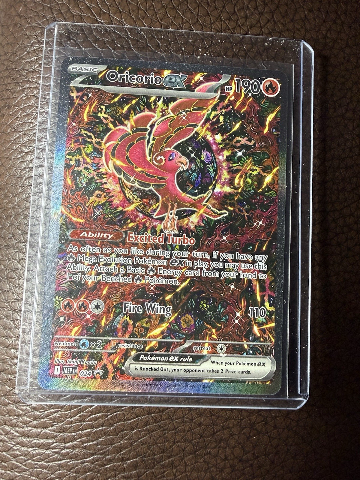 🔥Oricorio🔥ex 024 Me: Mega Evolution Promo Holo