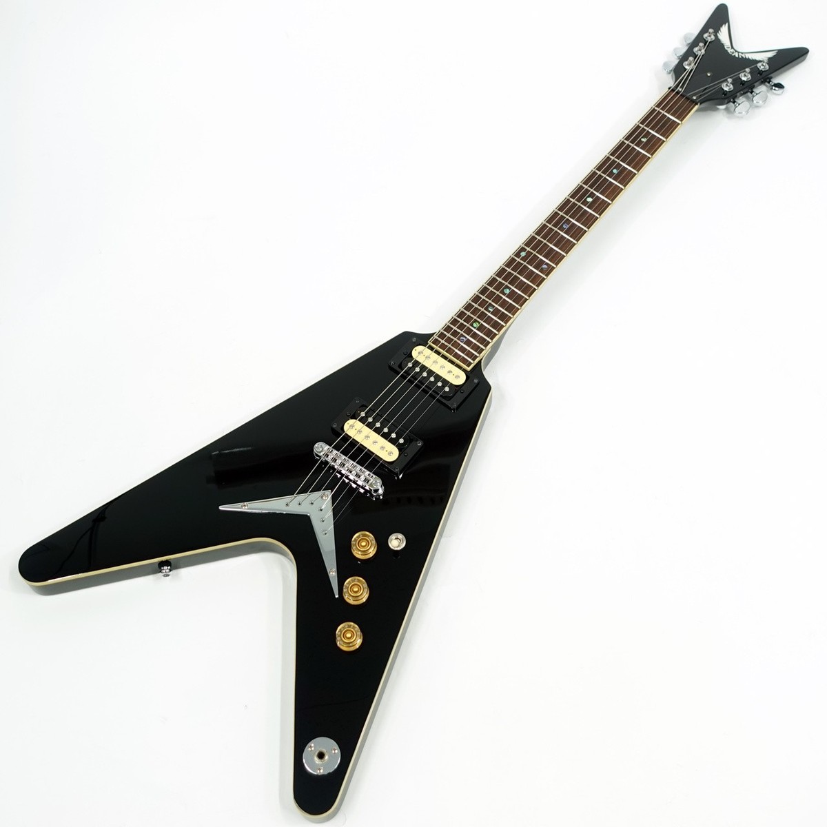 mama　DEAN （KOREA）V79 CUSTOM Rare 1999-2000 DEAN V79 Custom Select Flame Top Transparent