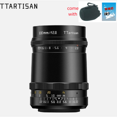 TTArtisan 100mm F2.8 Soap Bubble BOKEH MF Full Frame Lens for M42 Mount Camera