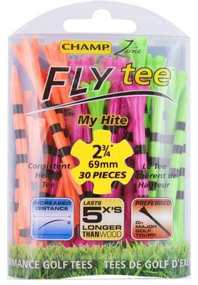 Champ Zarma FLYtee My Hite 2-3/4'' 30 count Citrus Mix/Black Stripes