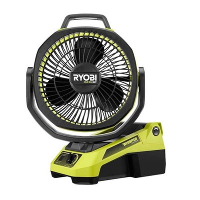 RYOBI ONE+ HP 18V Brushless Hybrid 9 in. WHISPER SERIES Oscillating Fan Tool