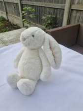 Jellycat Bashful Luxe Bunny Personalised White Rabbit Medium ( Name charlize ) 
