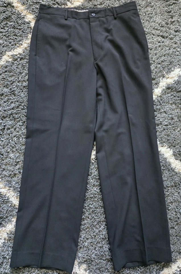 Emporio Armani Italia Negro Lana Manga Larga 2 Piezas Hombre Traje Pantalón Conjunto Talla 42R Foto 3 de 4