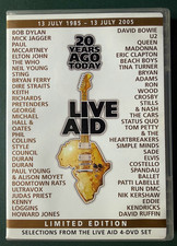 Live Aid DVD Limited Edition, 1985 concert film, good condition, Ohio seller