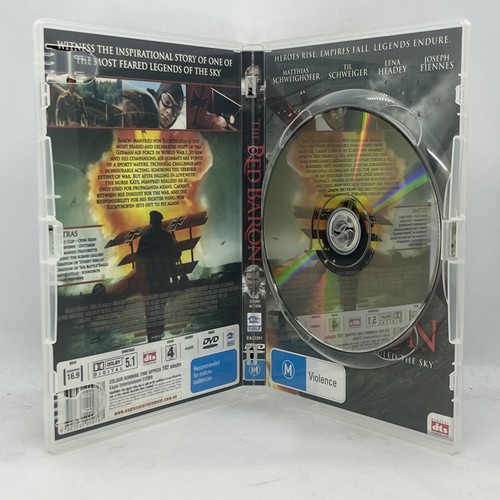 The Red Baron One Warrior Ruled The Sky Rare DVD Movie Film Free Post R4 PAL - Picture 4 of 4