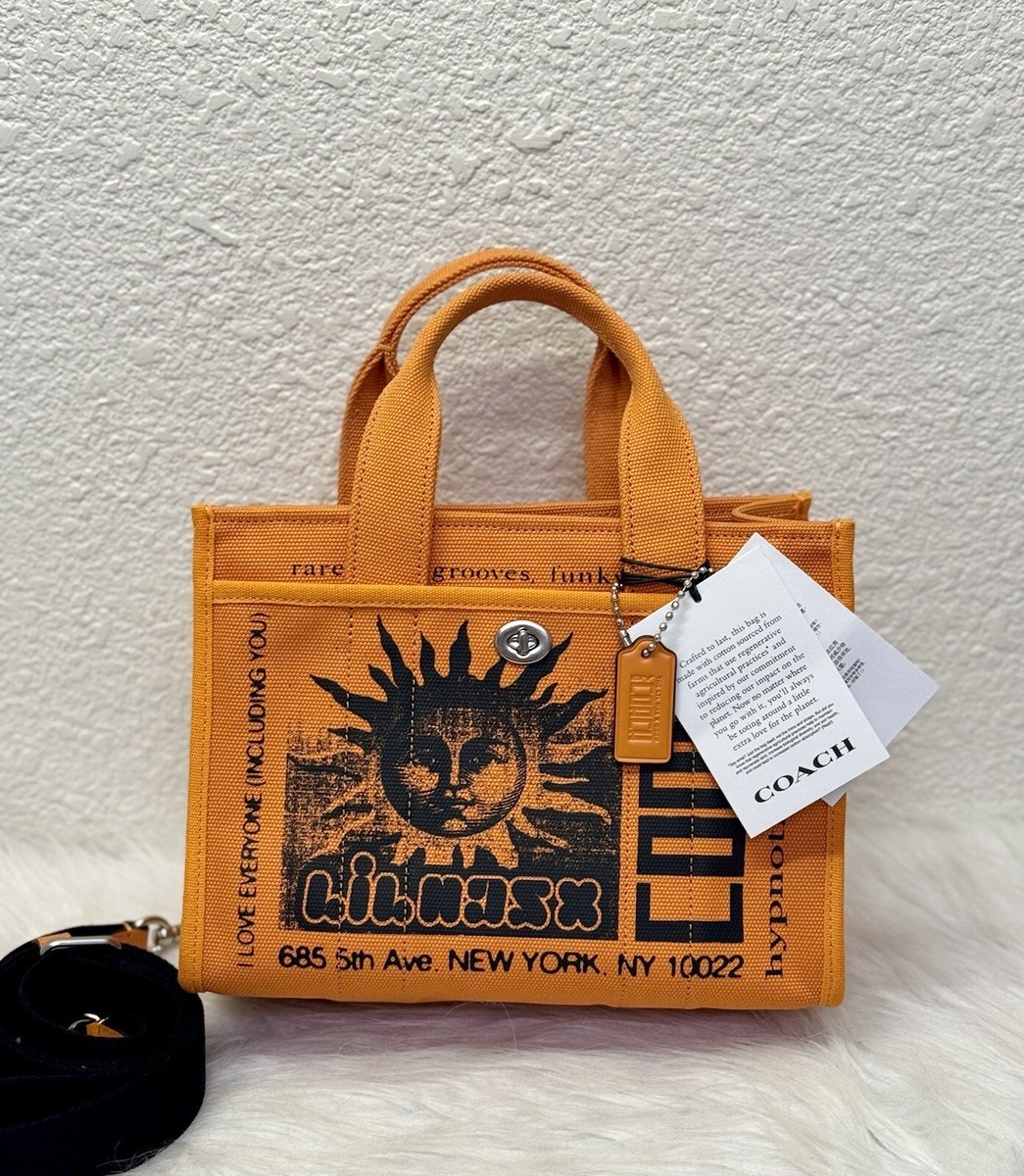 NWT COACH THE LIL NAS X DROP CARGO TOTE 26 CP959 SUN BRIGHT
