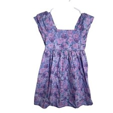 Disney Minnie Mouse Dress Girl's Medium Purple Smocked