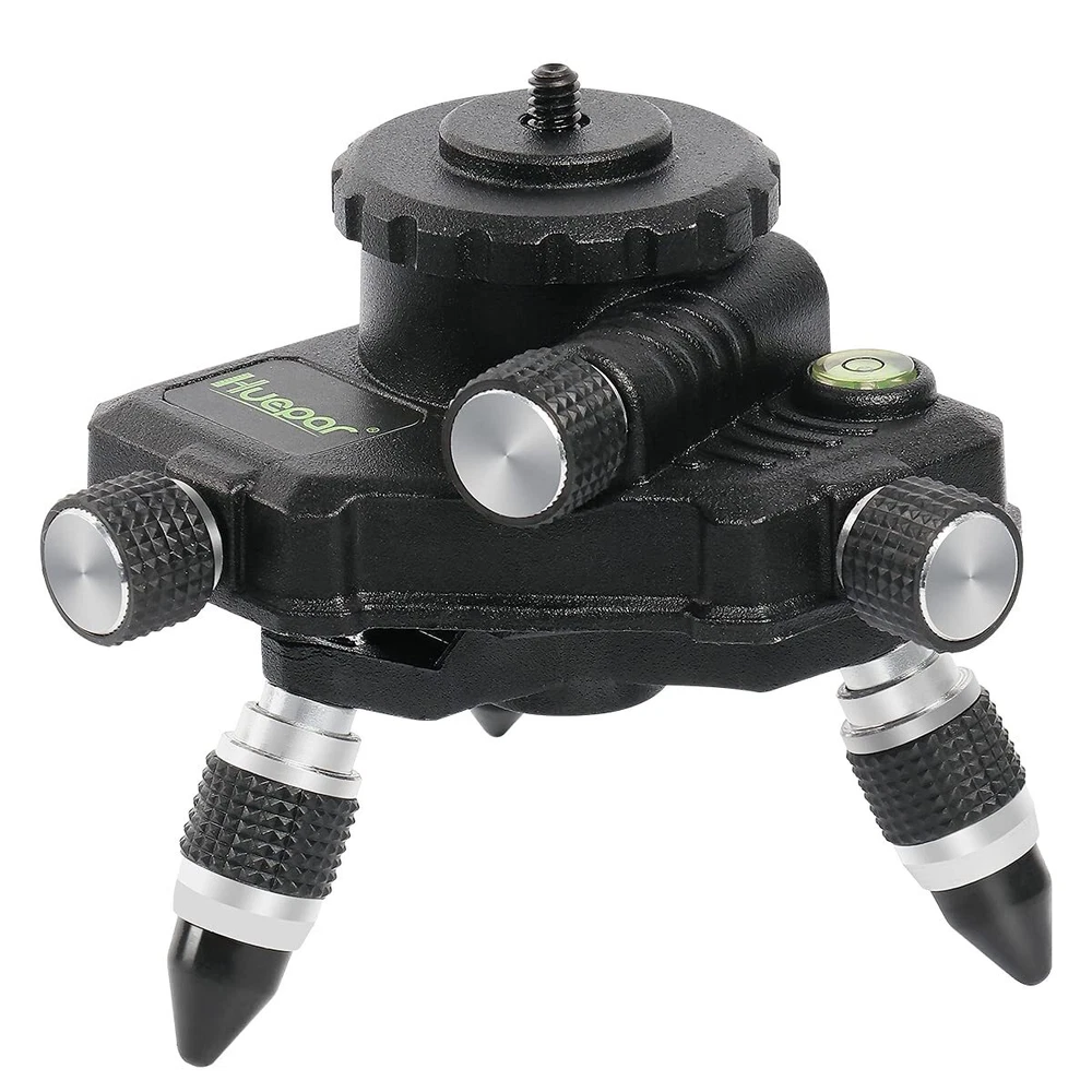 Laser Level Adapter, Metal 360-Degree Rotating Base for Laser Level Tripod Co...
