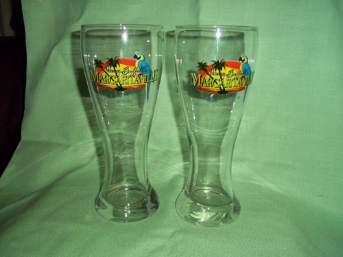 JIMMY BUFFETT MARGARITAVILLE MOHEGAN SUN PILSNER BEER DRINK GLASS NEW RARE
