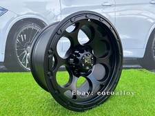 4 x 18 Inch 6x139.7 HD Style Black Off Road Wheels: Fits for Toyota Land Cruiser