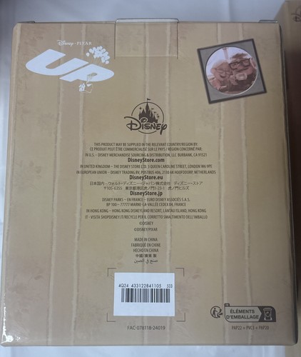 2024 Disney Parks D23 Pixar Up Carl & Ellie Ceramic Cake Topper & Serving Set ๐ - Picture 6 of 20