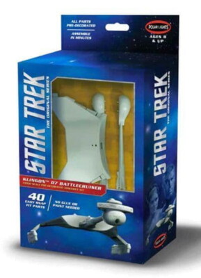 Polar Light#937 1/1000 Klingon D7 Battle Cruiser Snapkit | eBay