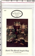 "Hark! The Herald Angels Sing" ©1991 DeCuyper Trading Co Doll Craft Pattern #120