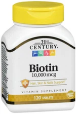 21ST CENTURY BIOTIN 10000MCG TABLET 120CT