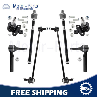 Front Tie Rod + Sway Bar + Ball Joint for 07-15 Enclave Acadia Traverse Outlook
