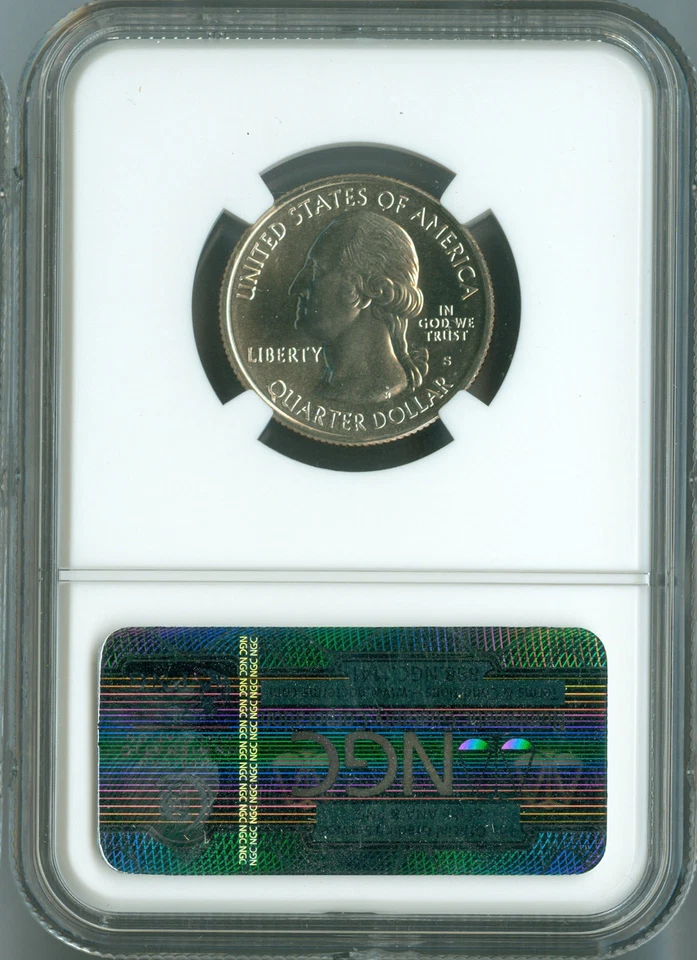 2013 S GREAT BASIN QUARTER NGC MS67 PQ 2ND FINEST GRADED MAC SPOTLESS . - Image 4 of 4