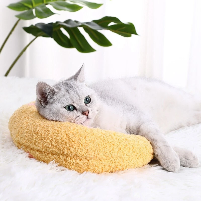 Little Pillow for Cats Fashion Neck Protector Deep Sleep Puppy U Shaped Pillows