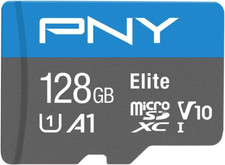 Accesorios para m viles Elite de 128 GB de PNY Clase 10 U1 V10 A1