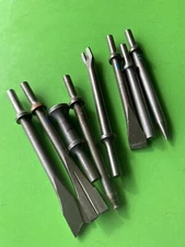 (8) Piece Miscellaneous ATI Rivet Set Straight .401 shank rivet gun USA 2