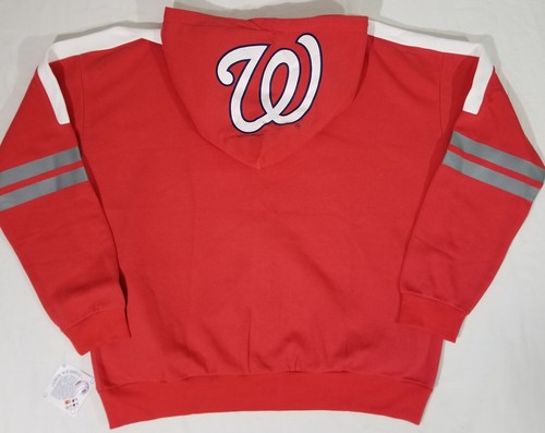 MLB Soft As A Grape WASHINGTON NATIONALS Full Zip Hoodie Womens Size 3 (3XL) NWT - Picture 9 of 10