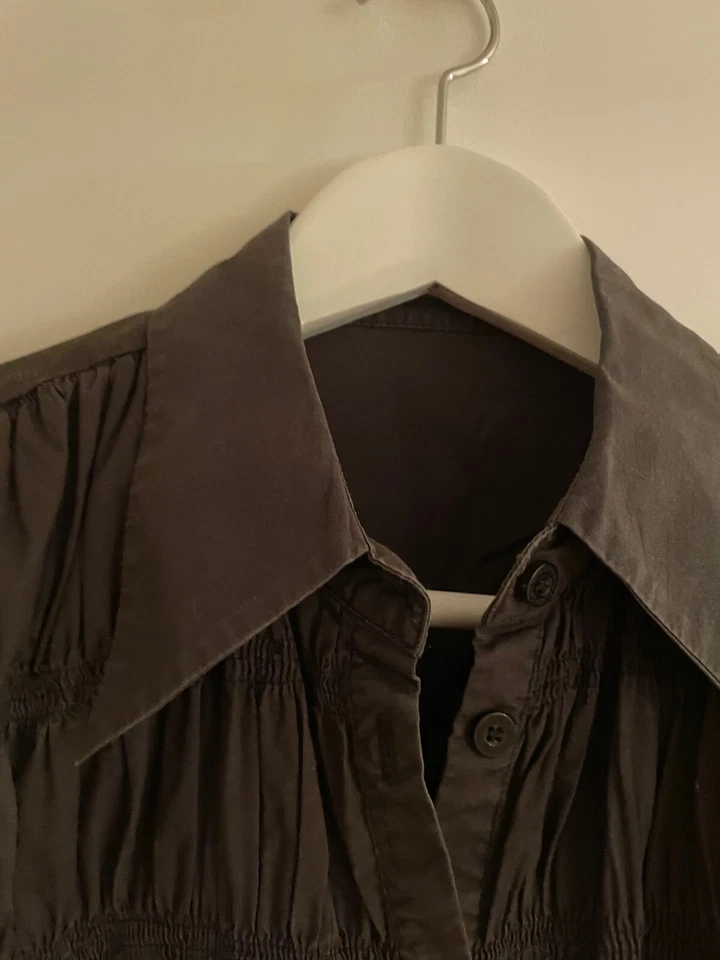 DAY Birger & Mikkelsen, tolle Bluse, braun, gesmoket, keine Manschetten, Gr. 40 - Bild 2 von 4