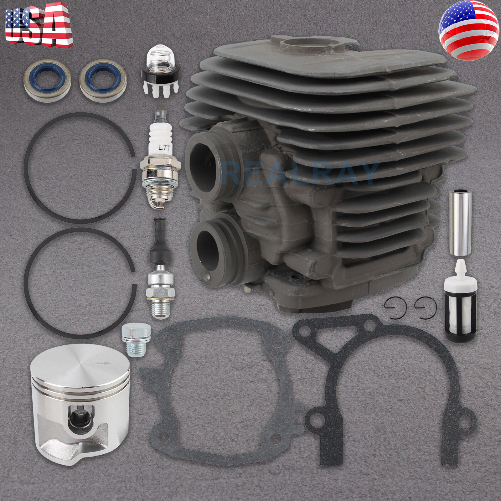 Cylinder and Piston Kit 50mm for Stihl Ts410 Chrome (4238 020 1202