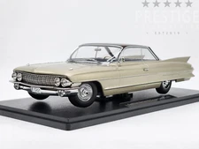 KK-Scale 1961 Cadillac Series 62 Coupe DeVille Beige Metallic 1:18 Scale - New